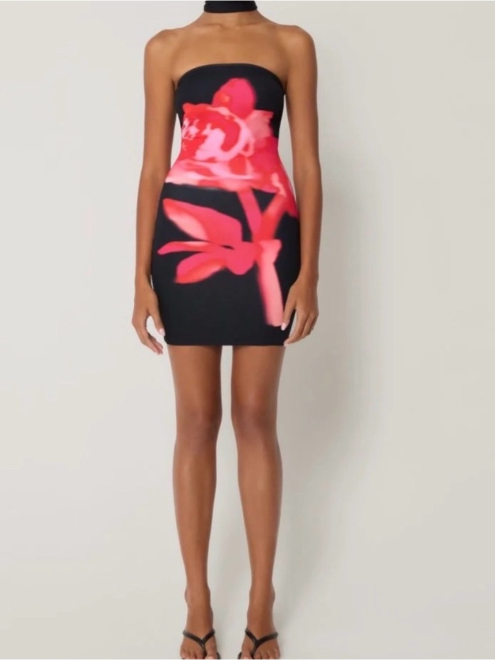 Khy x Loannes Black Peony Mini
Dress